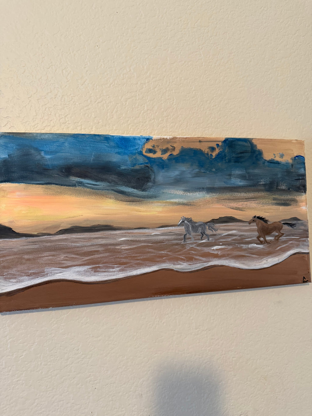 Ride Like The Wind Painting