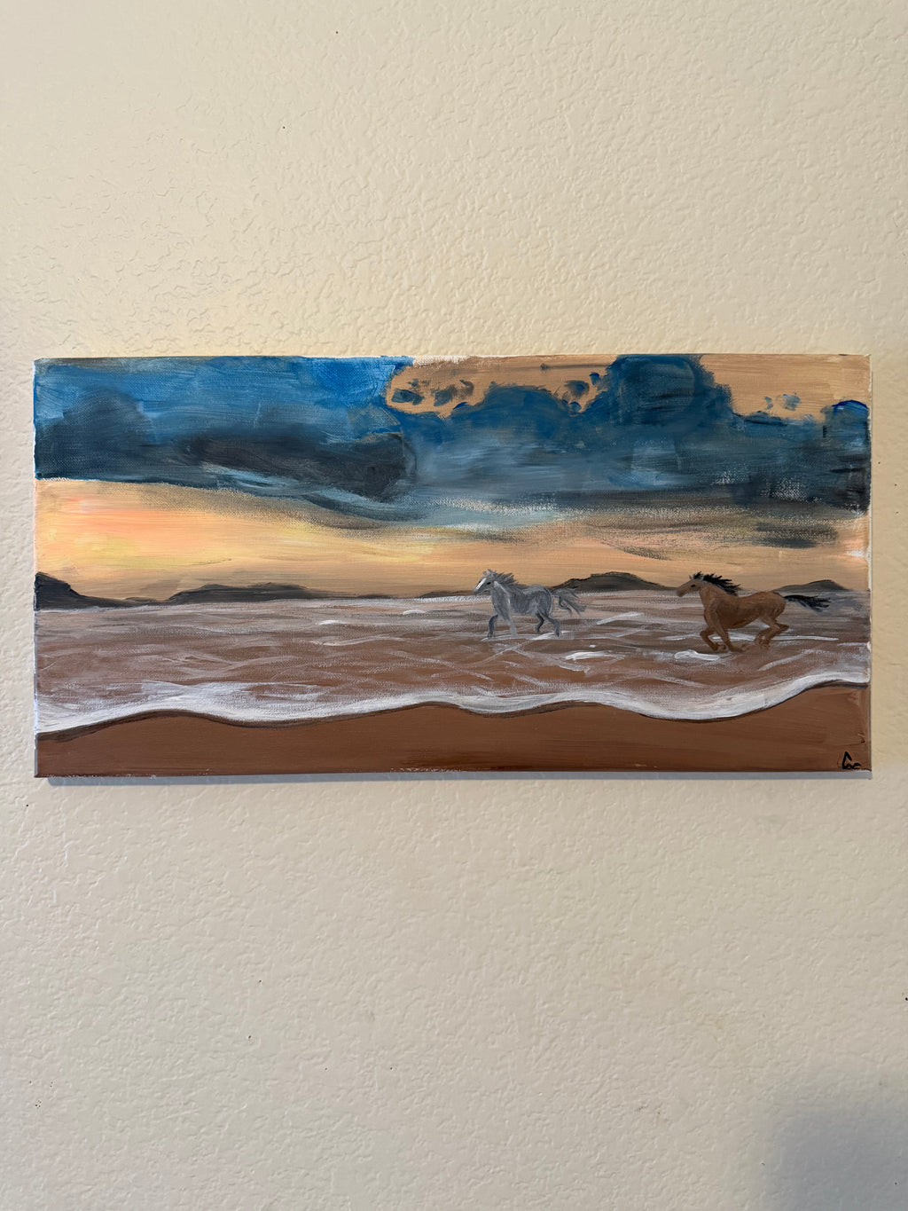 Ride Like The Wind Painting