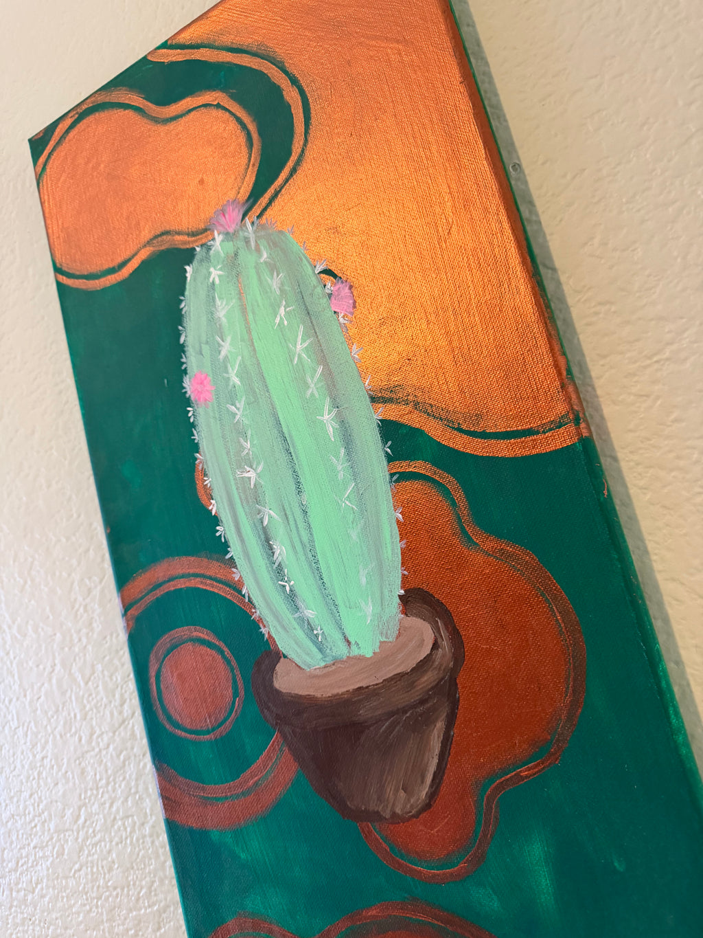 Groovy Cactus Painting