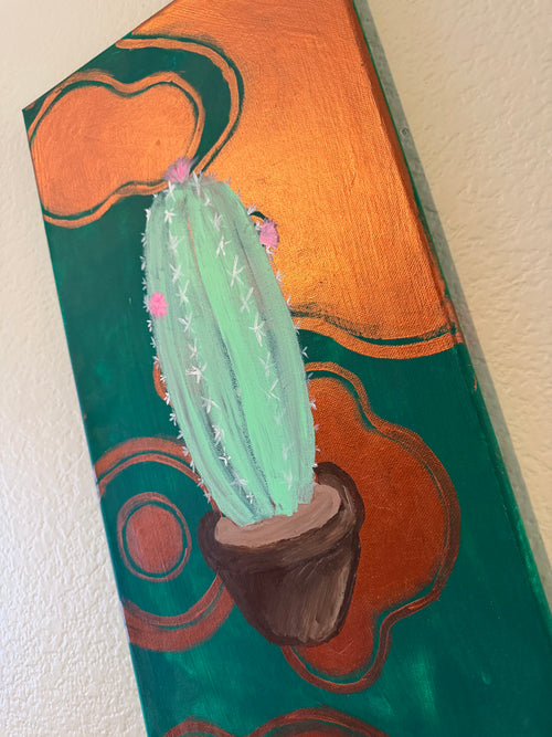 Groovy Cactus Painting