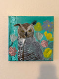 Confused Owl Painting