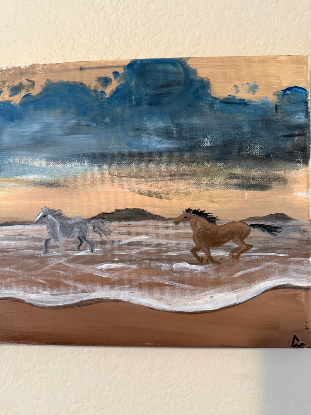 Ride Like The Wind Painting